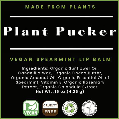 Plant Pucker Vegan Lip Balm (3-Pack)