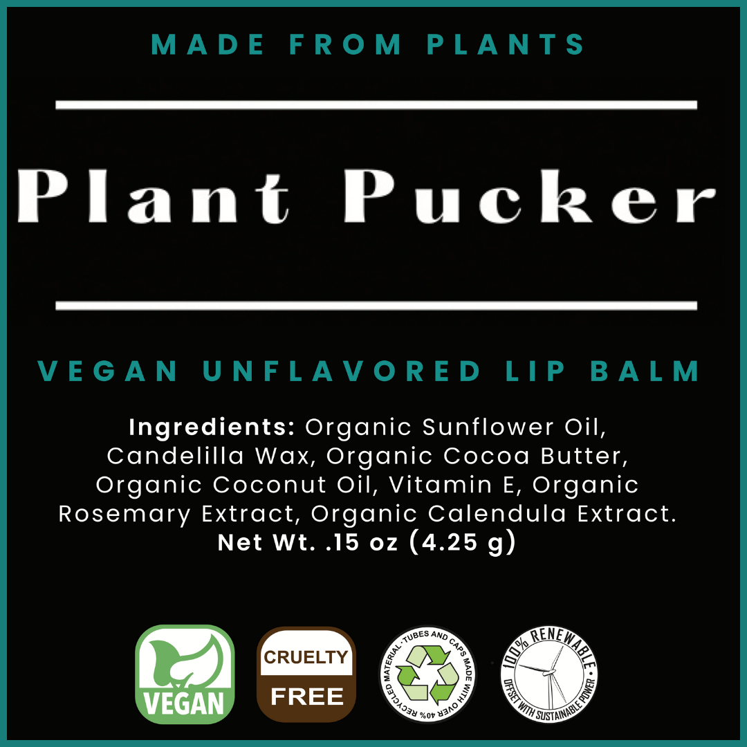 Plant Pucker Vegan Lip Balm (3-Pack)